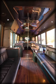 party bus interior